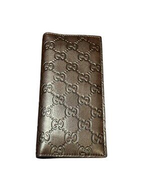 Gucci Guccissima Bifold Wallet Calf Leather Nylon